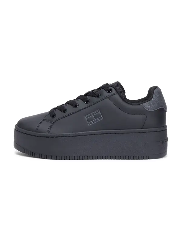 Tommy Jeans Tommy Jeans Niske tenisice 'ESS'  tamo siva / crna