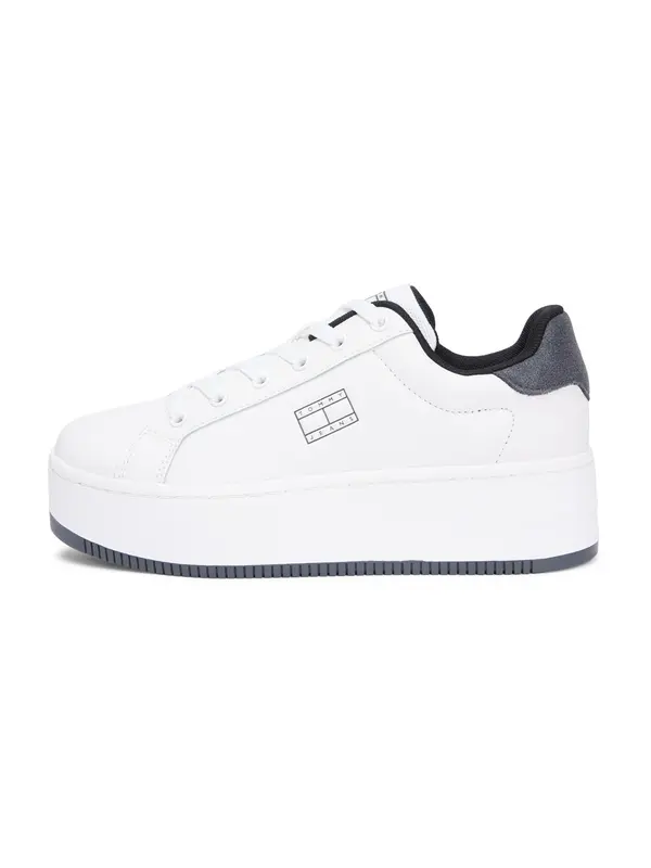 Tommy Jeans Tommy Jeans Niske tenisice 'ESS'  tamo siva / crna / bijela