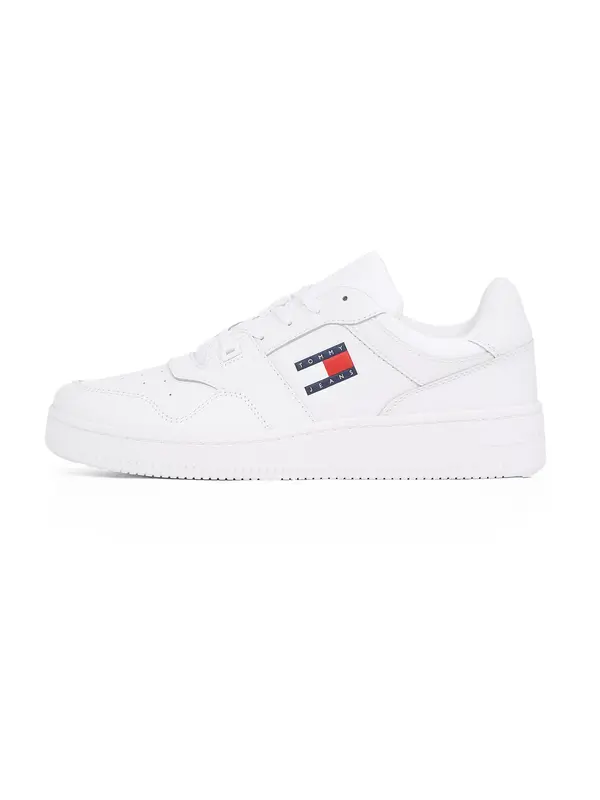 Tommy Jeans Tommy Jeans Niske tenisice 'Essential Retro'  morsko plava / crvena / bijela