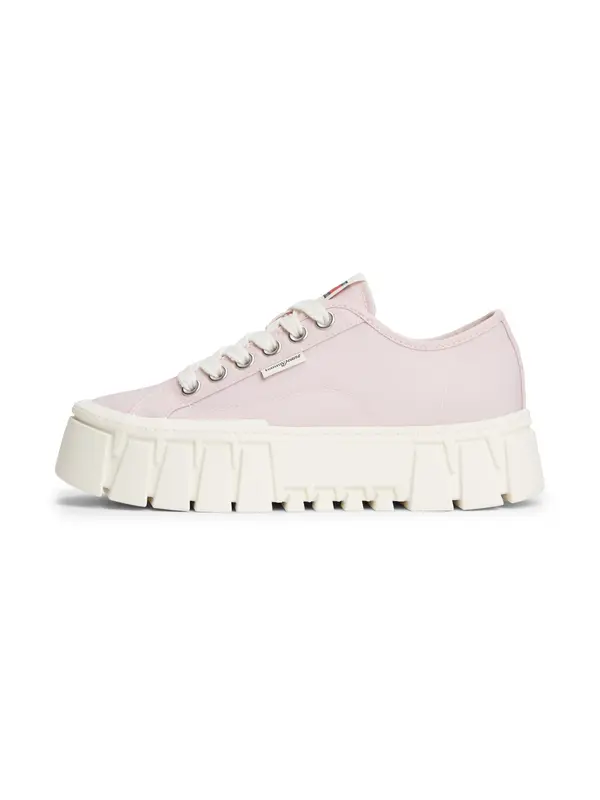 Tommy Jeans Tommy Jeans Niske tenisice 'Logo Platform'  roza