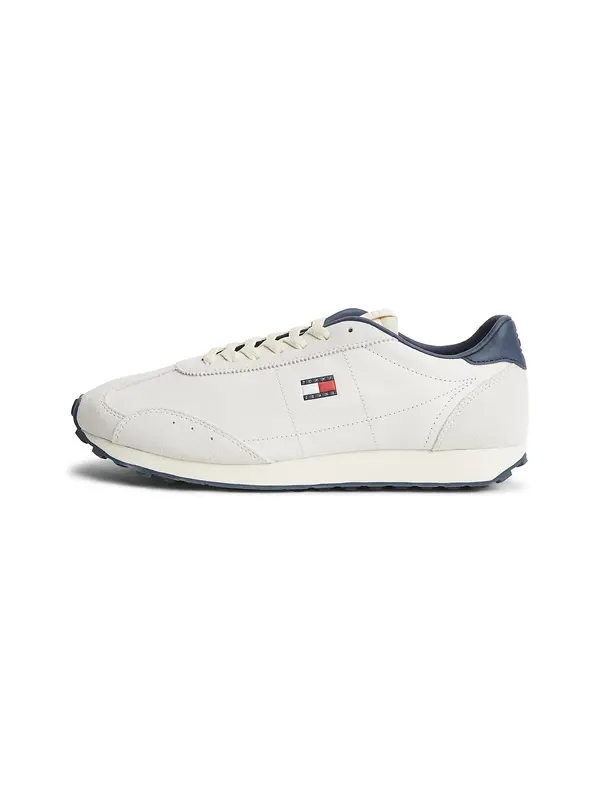 Tommy Jeans Tommy Jeans Niske tenisice 'Retro Archive Runner'  bež / mornarsko plava / crvena