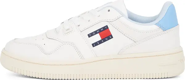 Tommy Jeans Tommy Jeans Niske tenisice 'Retro  Basket Ess Meg 3A3'  mornarsko plava / svijetloplava / crvena / bijela