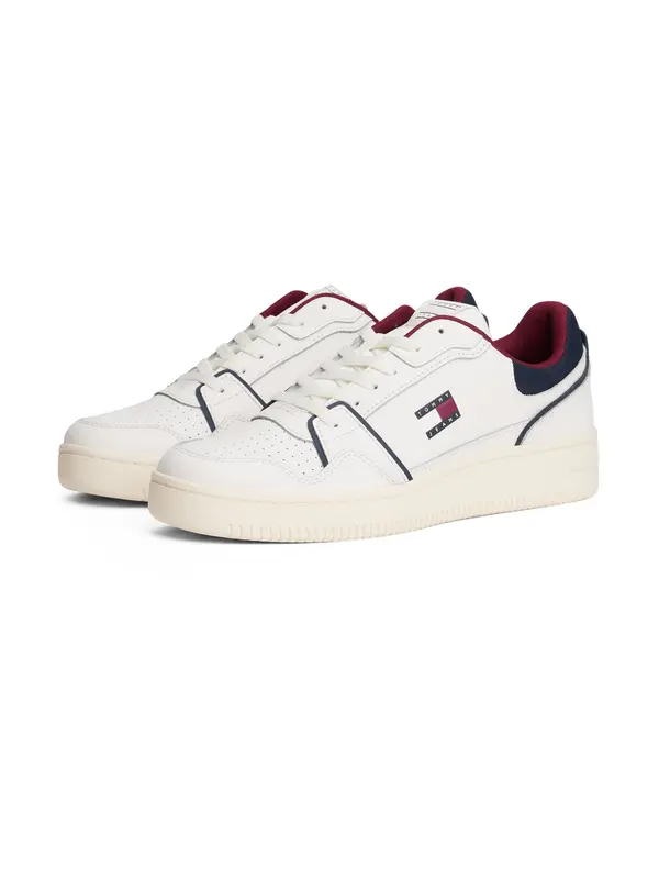 Tommy Jeans Tommy Jeans Niske tenisice 'RETRO BASKET'  morsko plava / crvena / bijela