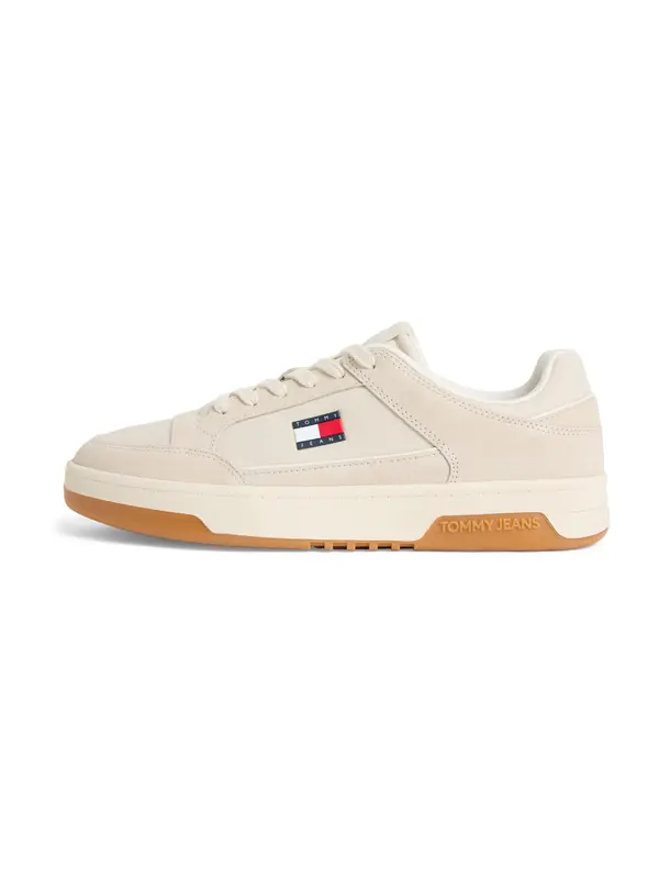 Tommy Jeans Tommy Jeans Niske tenisice  svijetlobež / mornarsko plava / crvena / bijela