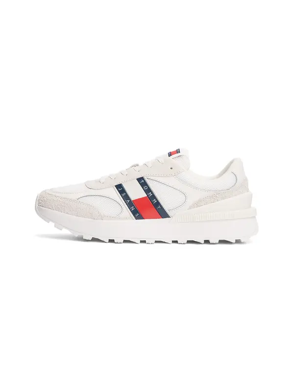 Tommy Jeans Tommy Jeans Niske tenisice 'Technical Running Ess'  tamno plava / trešnja crvena / bijela