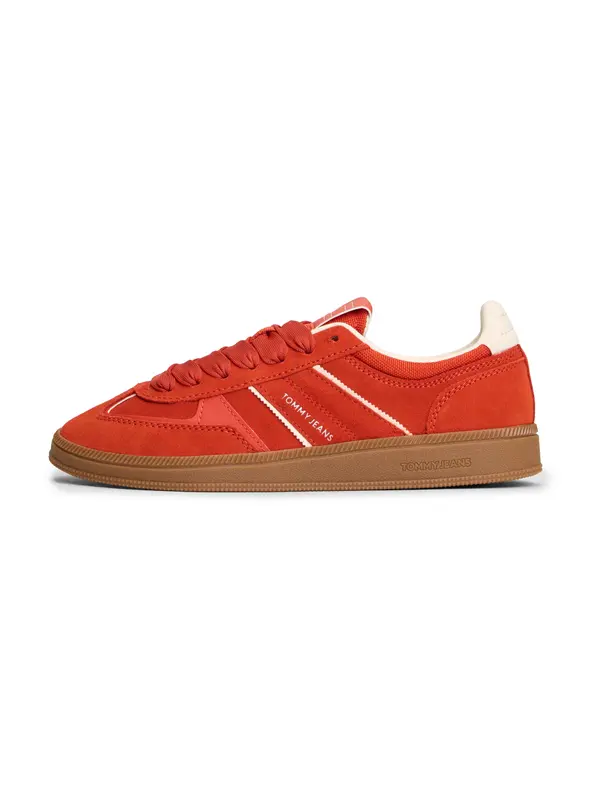 Tommy Jeans Tommy Jeans Niske tenisice 'THE GREENWICH EDGE'  ciglasto crvena / bijela