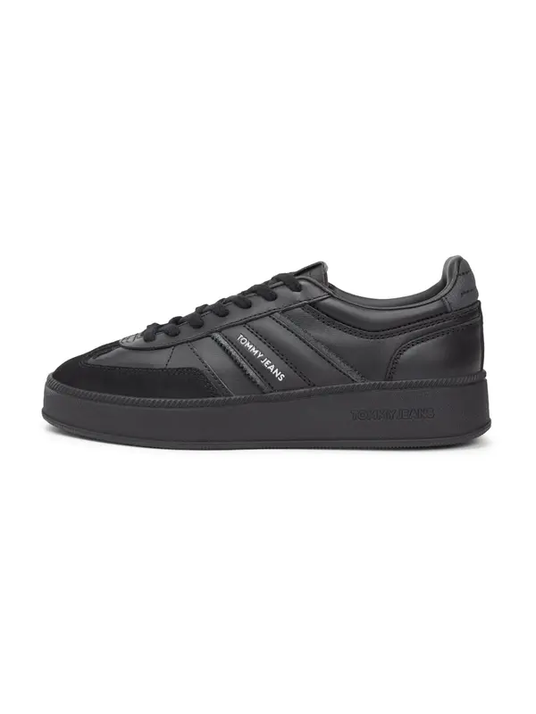 Tommy Jeans Tommy Jeans Niske tenisice 'THE GREENWICH EDGE'  crna / srebro