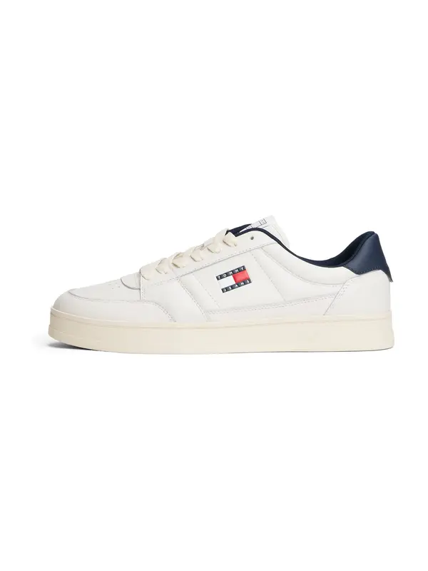Tommy Jeans Tommy Jeans Niske tenisice 'THE GREENWICH NEW ESS'  mornarsko plava / svijetlo crvena / bijela