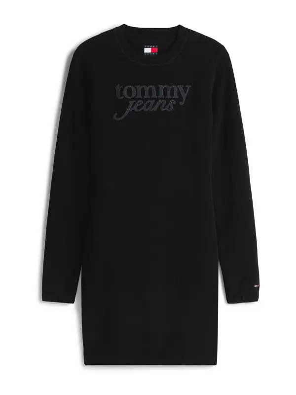 Tommy Jeans Tommy Jeans Pletena haljina  crna