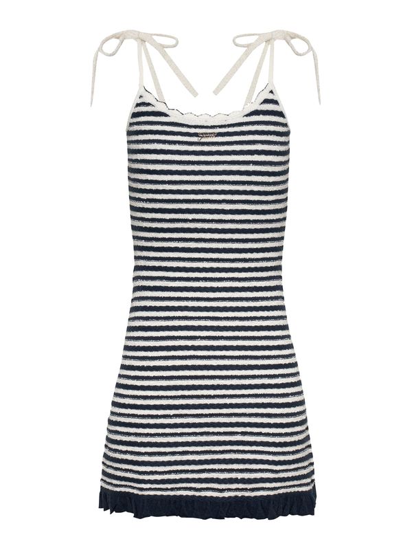 Tommy Jeans Tommy Jeans Pletena haljina  morsko plava / prljavo bijela