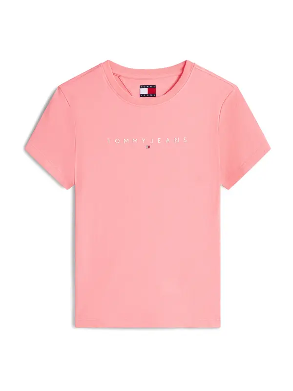 Tommy Jeans Plus Tommy Jeans Plus Majica  roza / bijela