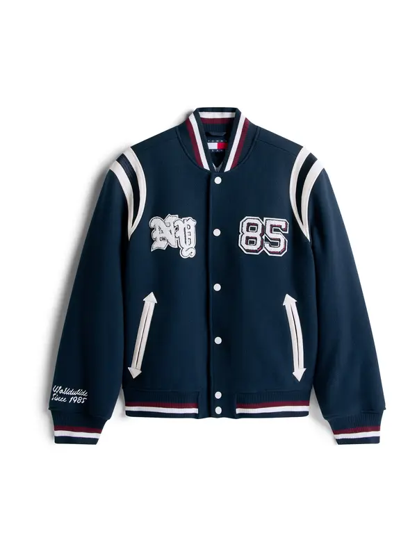 Tommy Jeans Tommy Jeans Prijelazna jakna 'BEST'  mornarsko plava / svijetlo crvena / bijela