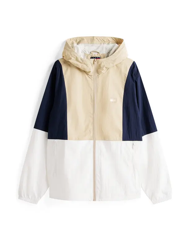 Tommy Jeans Tommy Jeans Prijelazna jakna 'CHICAGO'  boja pijeska / mornarsko plava / bijela