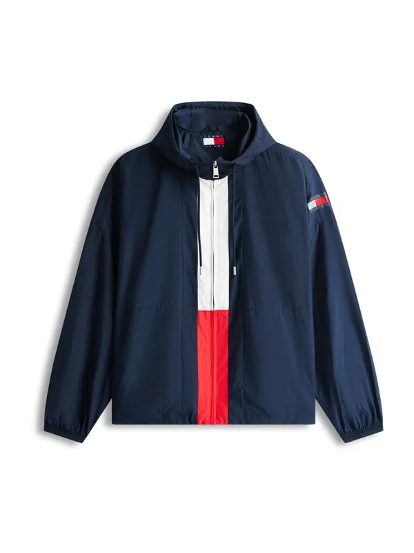 Tommy Jeans Tommy Jeans Prijelazna jakna 'CHICAGO'  mornarsko plava / crvena / bijela