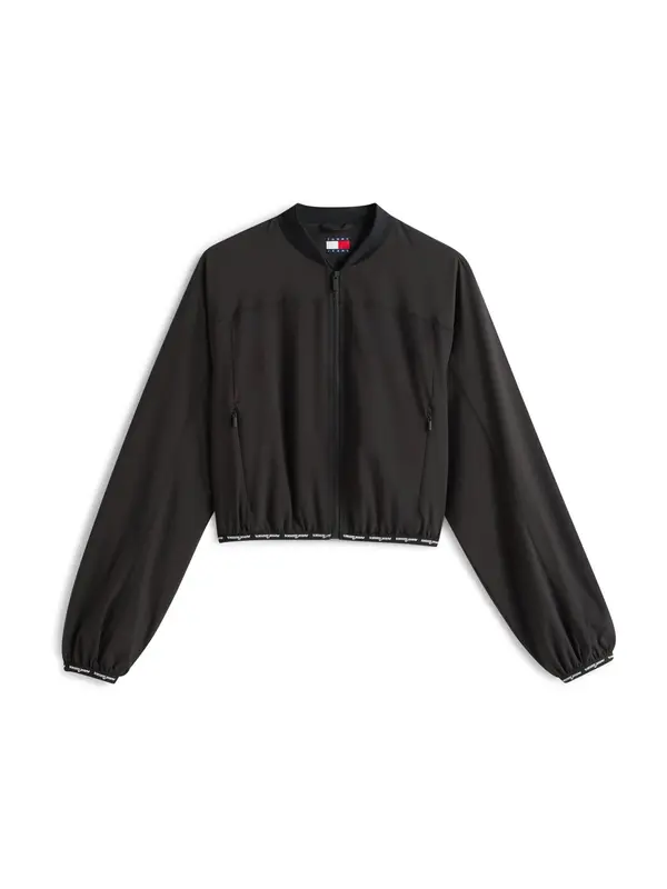 Tommy Jeans Tommy Jeans Prijelazna jakna  crna / bijela