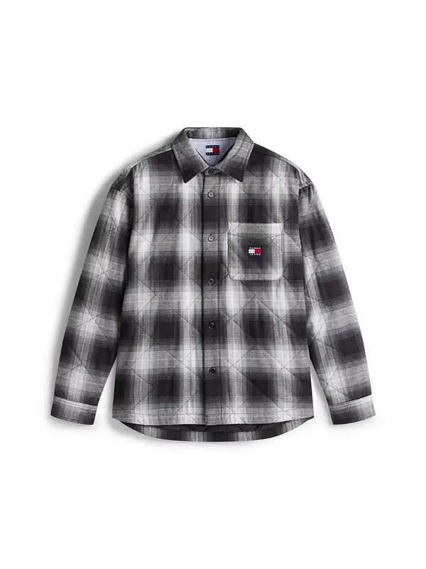 Tommy Jeans Tommy Jeans Prijelazna jakna  crna / bijela