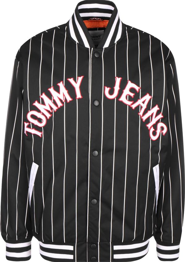 Tommy Jeans Tommy Jeans Prijelazna jakna  crvena / crna / bijela