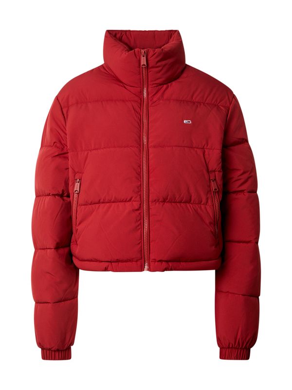 Tommy Jeans Tommy Jeans Prijelazna jakna 'Essential'  krvavo crvena