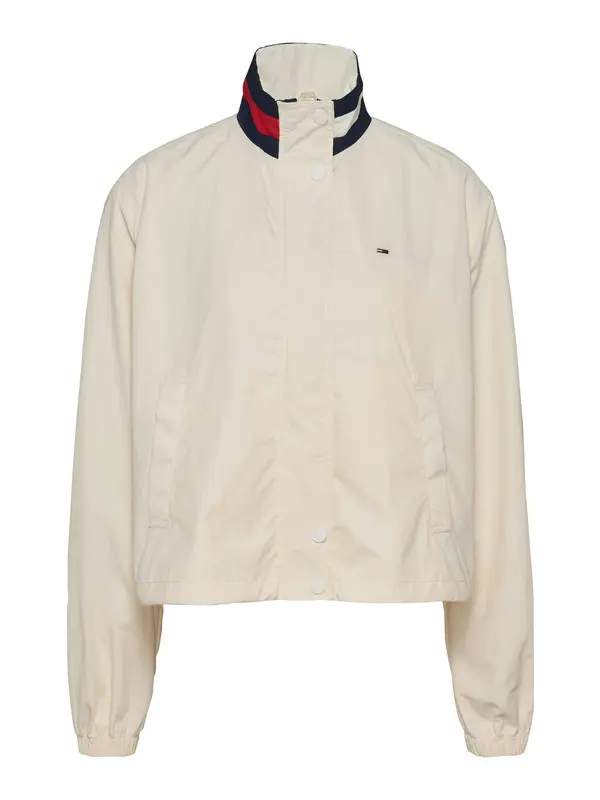 Tommy Jeans Tommy Jeans Prijelazna jakna 'Essential'  mornarsko plava / crvena / vuneno bijela