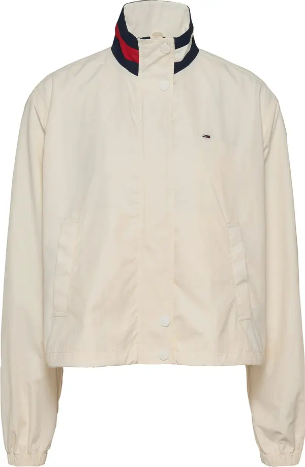 Tommy Jeans Tommy Jeans Prijelazna jakna 'Essential'  mornarsko plava / crvena / vuneno bijela