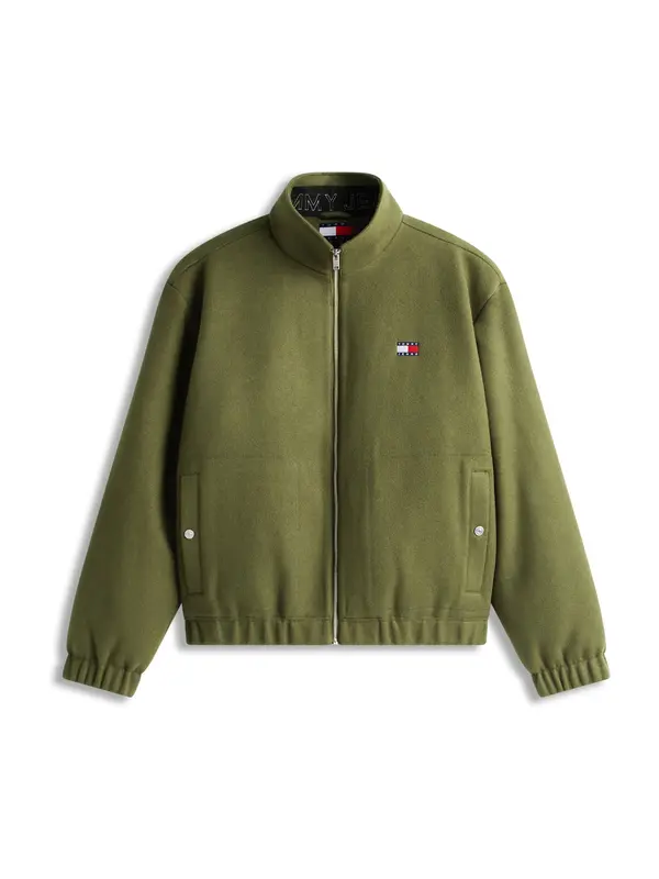 Tommy Jeans Tommy Jeans Prijelazna jakna 'ESSENTIAL'  mornarsko plava / maslinasta / crvena / bijela