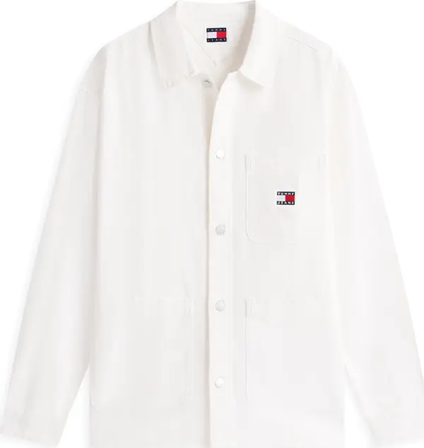 Tommy Jeans Tommy Jeans Prijelazna jakna 'ESSENTIAL'  tamno plava / crvena / bijela