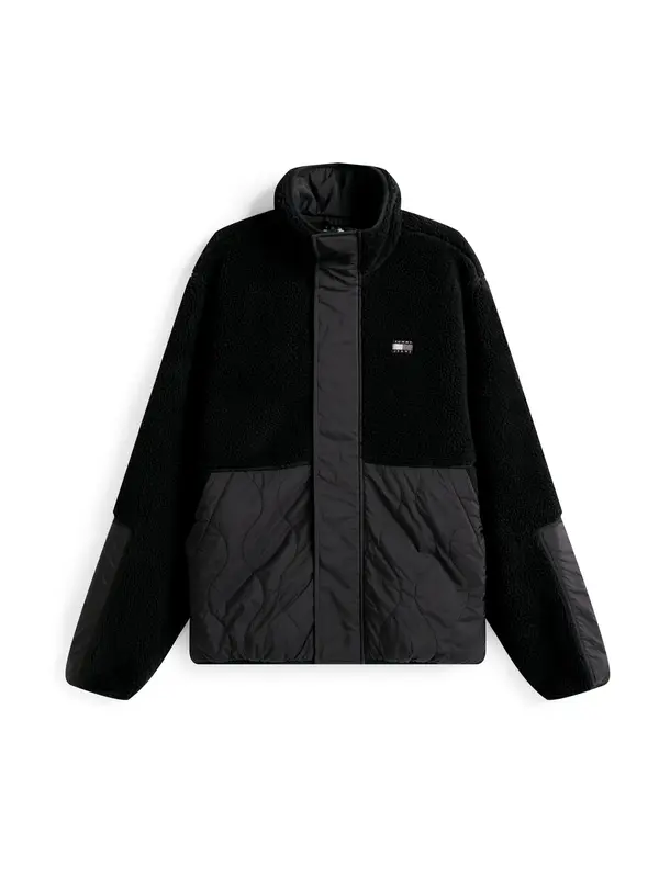 Tommy Jeans Tommy Jeans Prijelazna jakna 'ESSENTL'  siva / crna / bijela