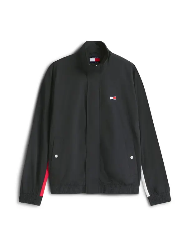 Tommy Jeans Tommy Jeans Prijelazna jakna 'HERITAGE'  crvena / crna / bijela