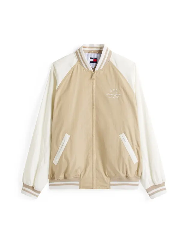 Tommy Jeans Tommy Jeans Prijelazna jakna  kaki / prljavo bijela
