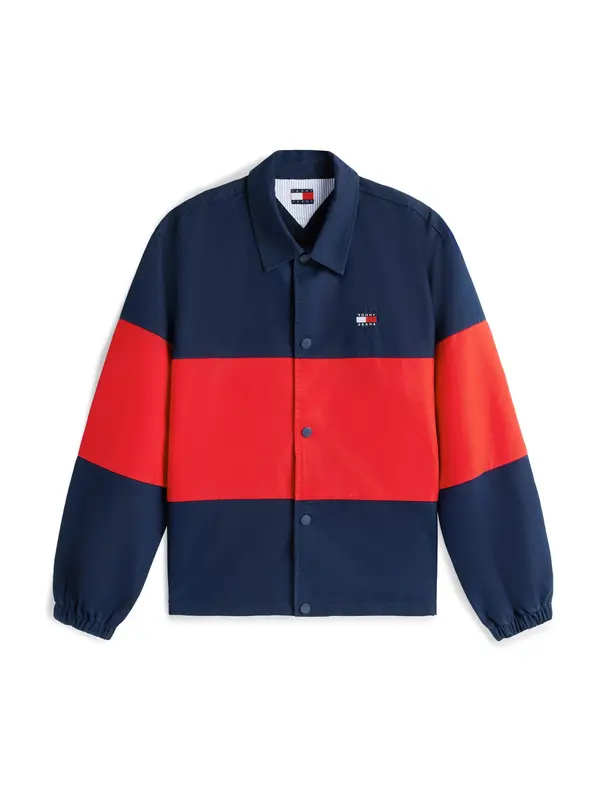Tommy Jeans Tommy Jeans Prijelazna jakna  mornarsko plava / crvena