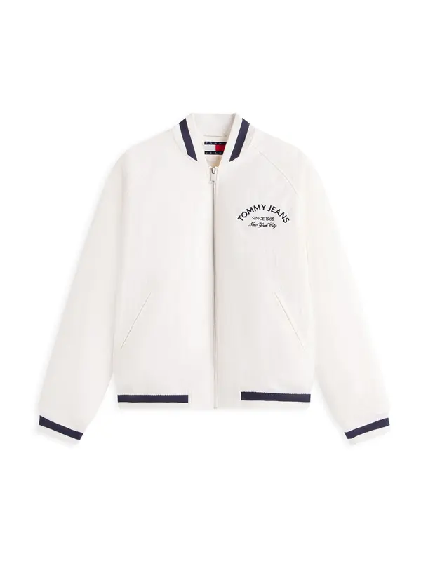 Tommy Jeans Tommy Jeans Prijelazna jakna  mornarsko plava / moka smeđa / bijela