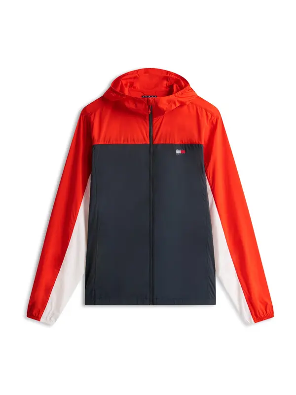 Tommy Jeans Tommy Jeans Prijelazna jakna  morsko plava / crvena / bijela
