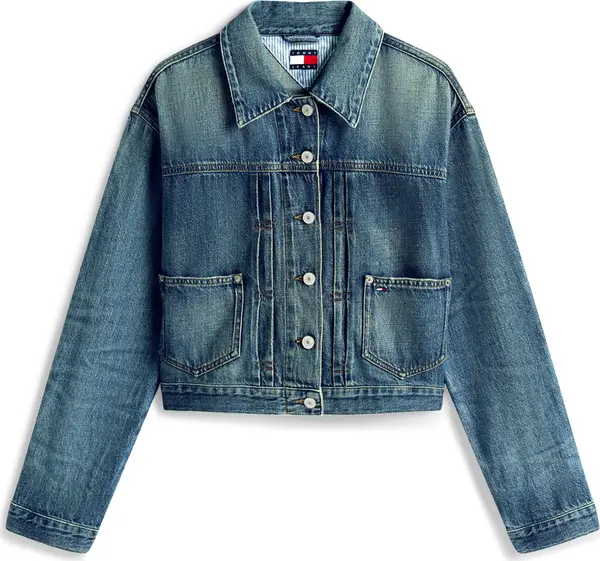 Tommy Jeans Tommy Jeans Prijelazna jakna  plavi traper