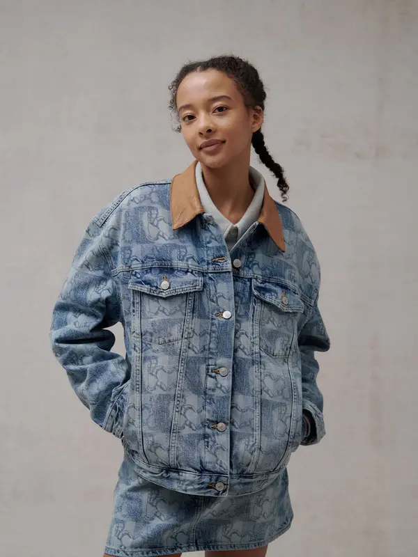 Tommy Jeans Tommy Jeans Prijelazna jakna  plavi traper