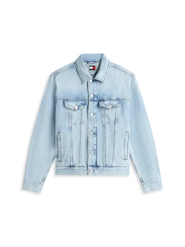 Tommy Jeans Tommy Jeans Prijelazna jakna 'Ryan'  svijetloplava / crvena / bijela