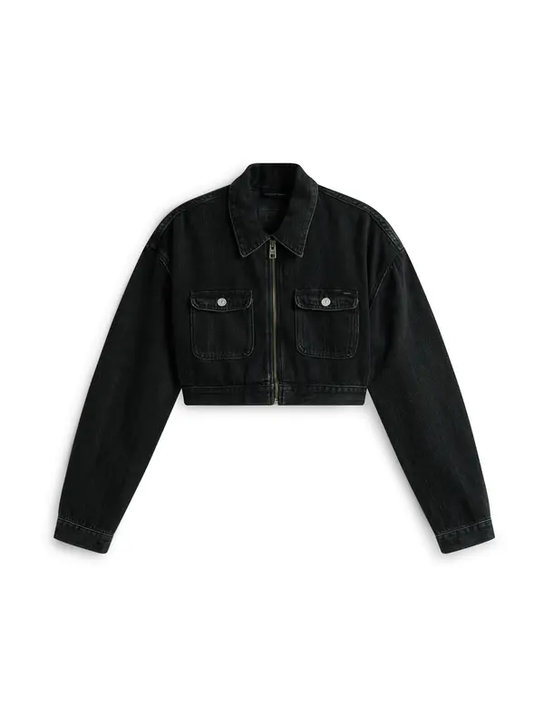 Tommy Jeans Tommy Jeans Prijelazna jakna 'STATION'  crni traper