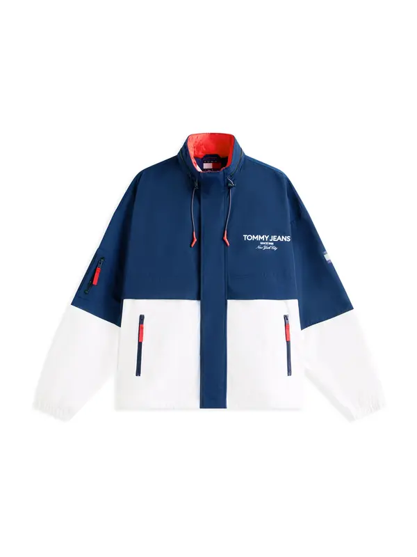 Tommy Jeans Tommy Jeans Prijelazna jakna  tamno plava / crvena / bijela