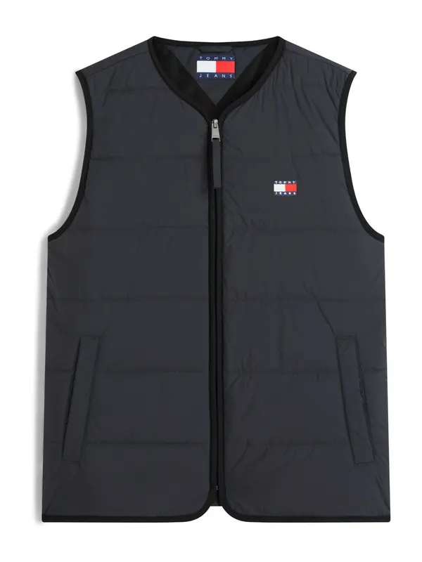 Tommy Jeans Tommy Jeans Prsluk 'HERITAGE'  mornarsko plava / grafit siva / crvena / bijela