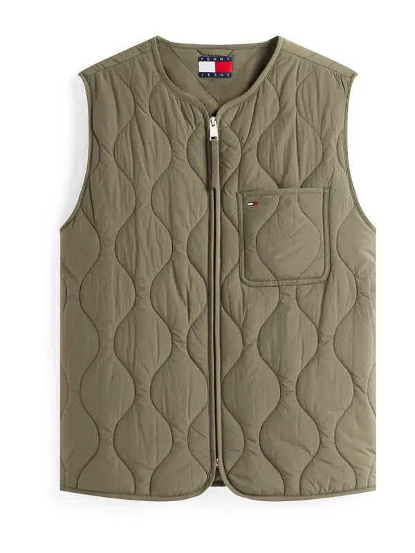 Tommy Jeans Tommy Jeans Prsluk  mornarsko plava / kaki / crvena / bijela