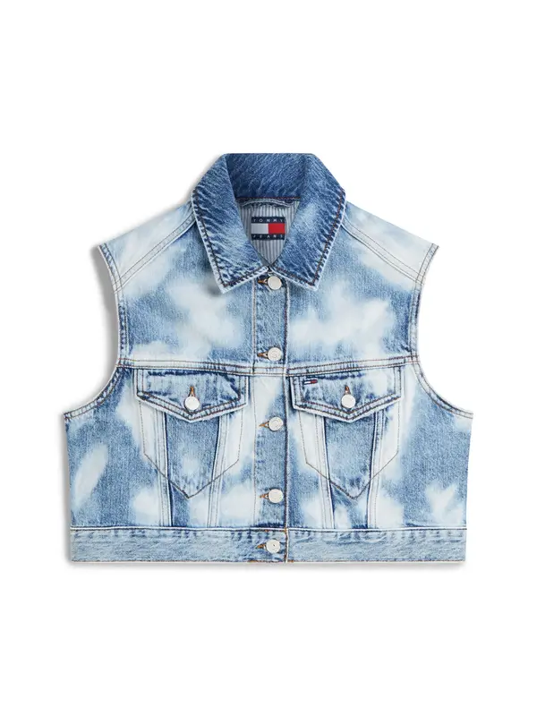 Tommy Jeans Tommy Jeans Prsluk  plavi traper