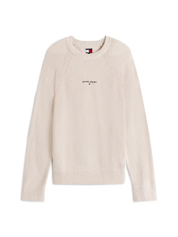 Tommy Jeans Tommy Jeans Pulover  boja pijeska / mornarsko plava