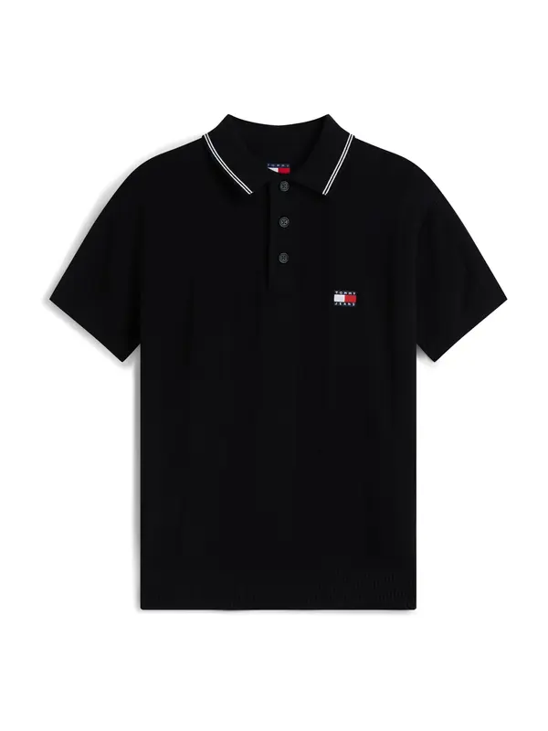 Tommy Jeans Tommy Jeans Pulover  crna / bijela