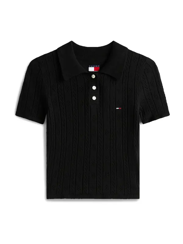 Tommy Jeans Tommy Jeans Pulover  crna
