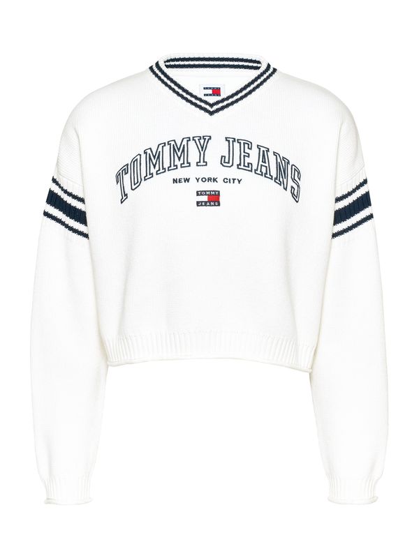 Tommy Jeans Tommy Jeans Pulover  mornarsko plava / crvena / bijela