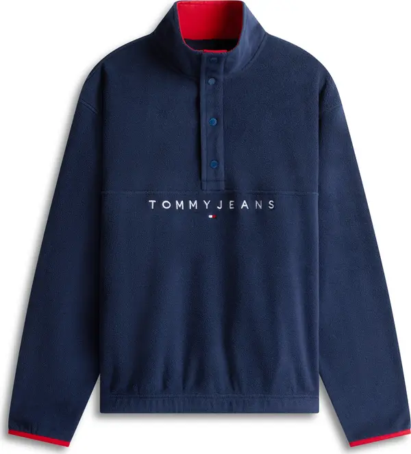 Tommy Jeans Tommy Jeans Pulover  tamno plava / crvena / bijela