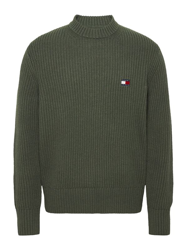 Tommy Jeans Tommy Jeans Pulover  tamno zelena