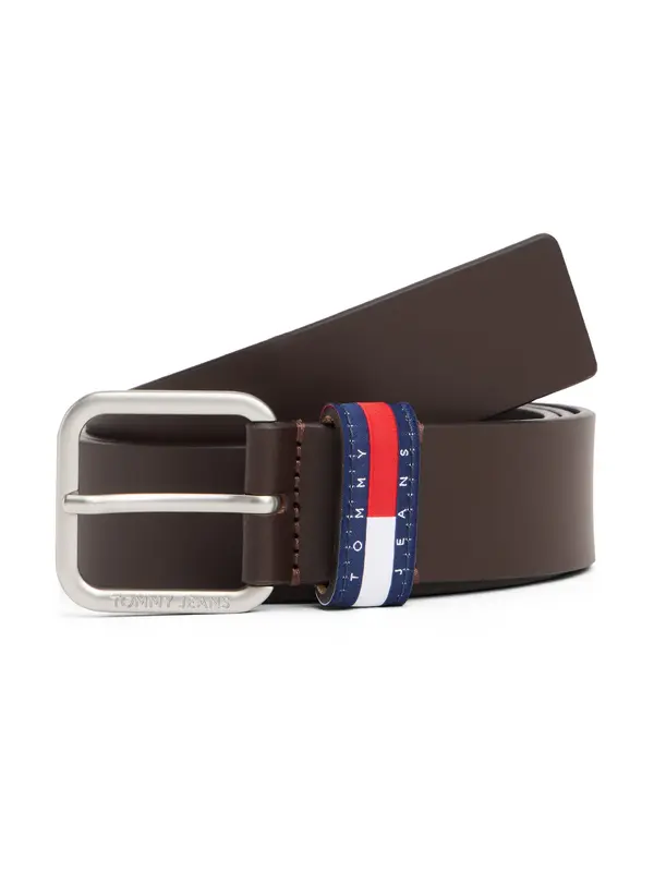 Tommy Jeans Tommy Jeans Remen 'RYAN 3.5'  mornarsko plava / smeđa / crvena