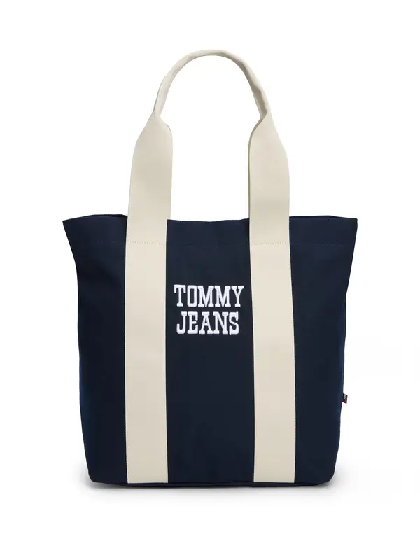 Tommy Jeans Tommy Jeans Shopper torba 'BOLD'  mornarsko plava / bijela / bijela