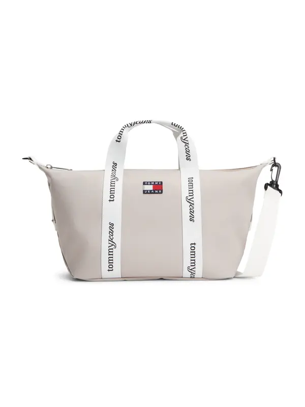 Tommy Jeans Tommy Jeans Shopper torba 'ESS'  bež / crna / bijela