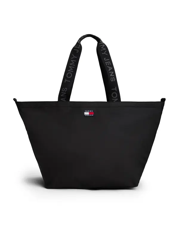 Tommy Jeans Tommy Jeans Shopper torba 'ESS'  crvena / crna / bijela